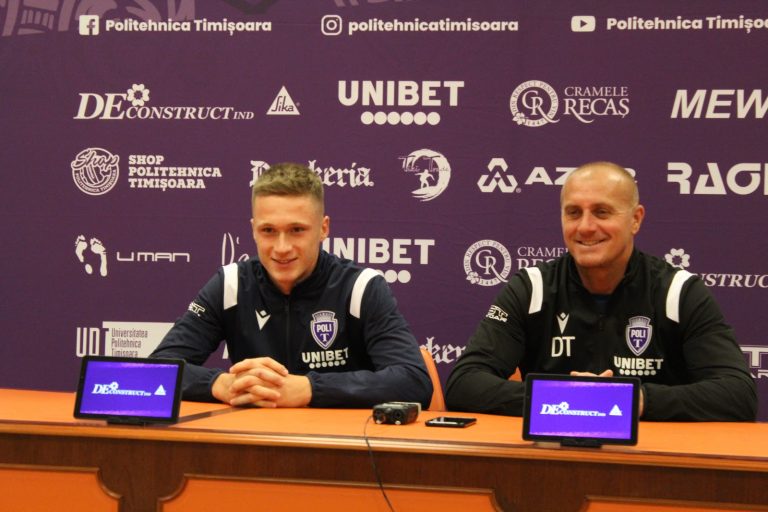 Declaraţii Dorin Toma şi Tudor Moţiu înainte de jocul cu Viitorul Pandurii