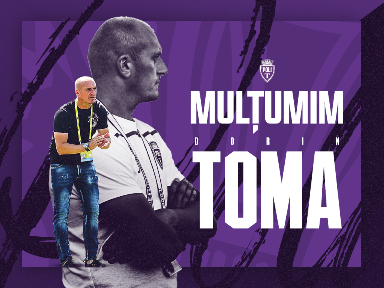 Dorin Toma pleacă de la Politehnica Timișoara