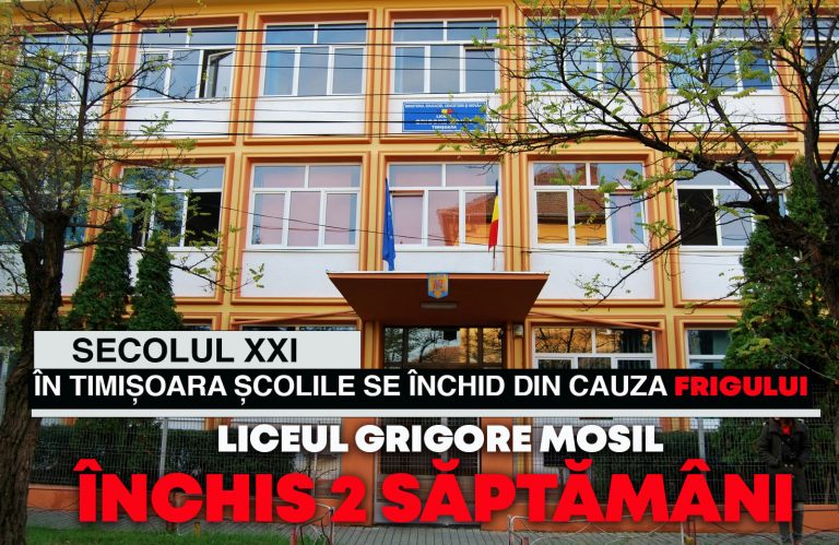 Consilier local: „În Timișoara școlile nu se mai închid din cauza virusului, ci din cauza frigului”