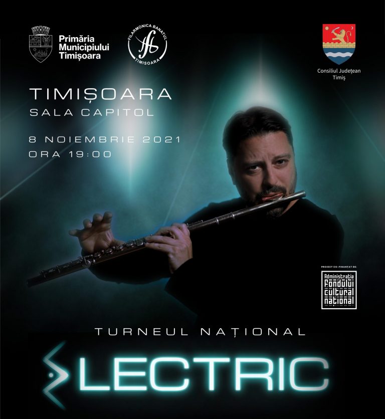 Flautistul Matei Ioachimescu vine la Timișoara, cu ocazia turneului național Electric