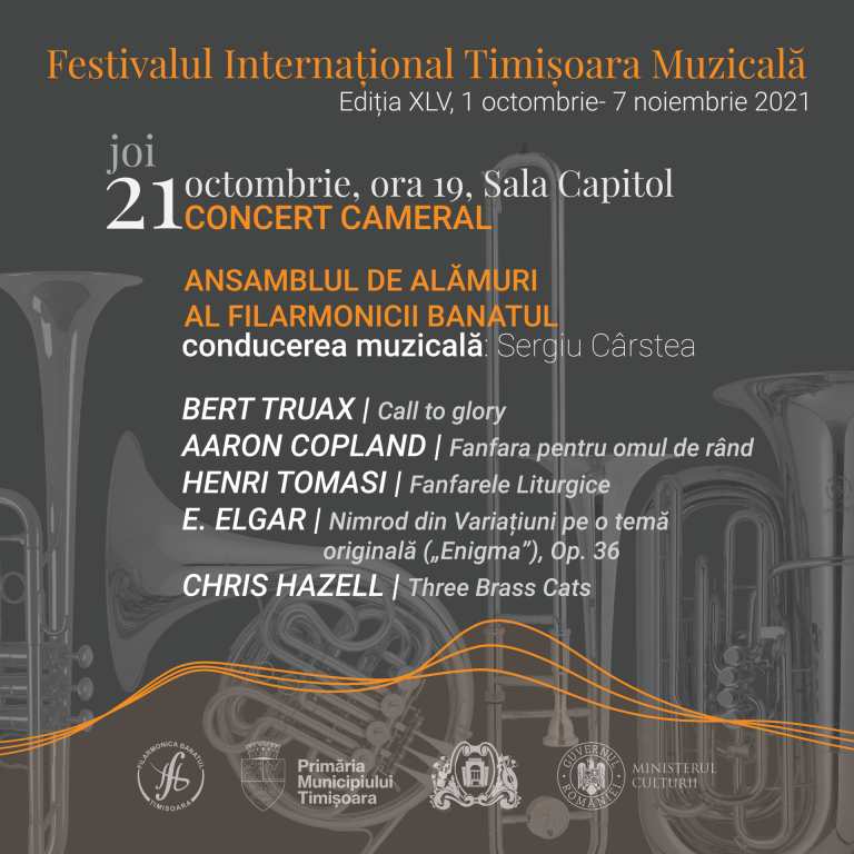 Concerte la final de octombrie | Festivalul Internațional Timișoara Muzicală 🎶