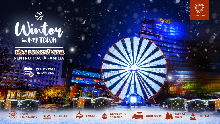 ROATĂ PANORAMICĂ, ÎN PREMIERĂ LA TIMIŞOARA, LA TÂRGUL DE CRĂCIUN DIN IULIUS TOWN