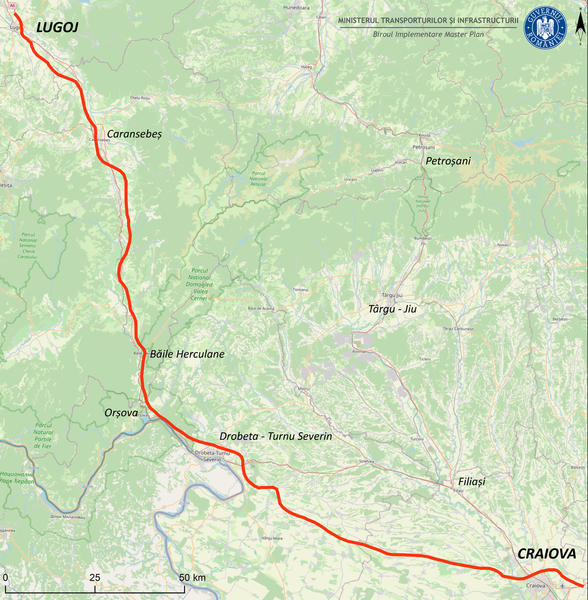 Drum de mare viteză de la Craiova la Drobeta Turnu Severin și Lugoj. Cât a costat studiul de fezabilitate