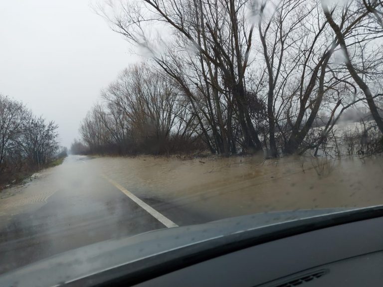Două drumuri județene din vestul țării, inundate de apele Crișului Alb
