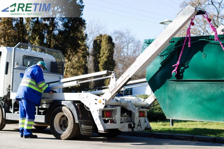 RETIM extinde serviciul de colectare a deșeurilor din construcții. Se introduc și containerele de 1,7 mc și 3 mc