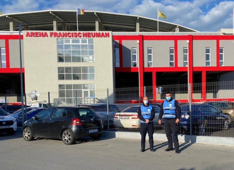 Măsuri de ordine și siguranță publică la meciul din cadrul Ligii I de fotbal, dintre AFC UTA Arad – CS Gaz Metan Mediaș