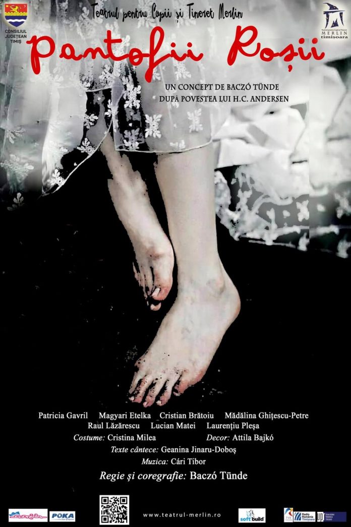 afis pantofii rosii teatru