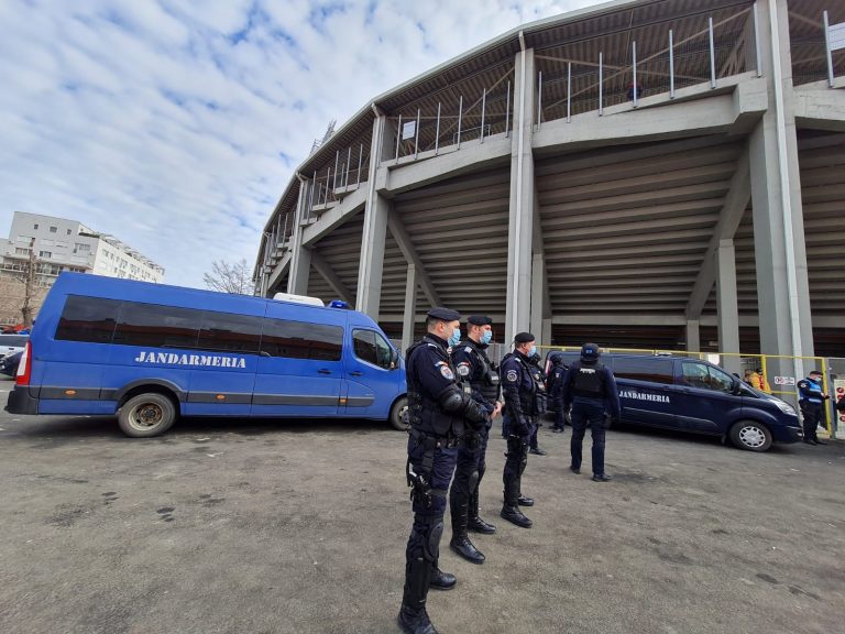 Măsuri de ordine și siguranță publică la meciul din cadrul Ligii I de fotbal, dintre AFC UTA Arad – FC Dinamo București