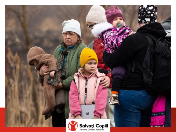 Salvați Copiii România atrage atenția asupra riscurilor la care sunt supuși copiii refugiați