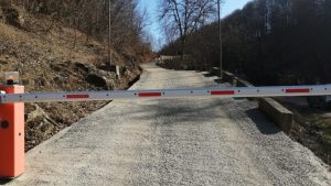 Bariera spre Centrul Butterfly Zolt/Foto: Brîndușa Armanca