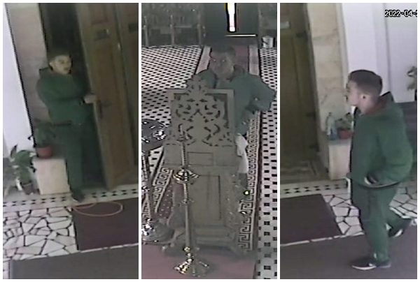 Fără frică de Dumnezeu! Polițiștii timișoreni caută un hoț care a furat din capela unui spital
