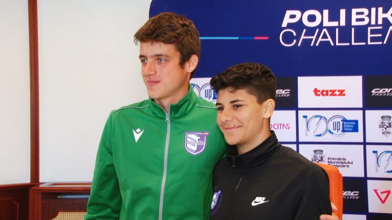 Doi campioni ai Politehnicii timișorene, susținuți de participanții la Poli Bike FOTO-VIDEO
