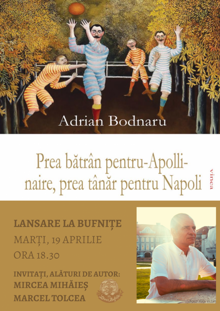 Adrian Bodnaru și o nouă carte buchisită cu dichis și pricepere