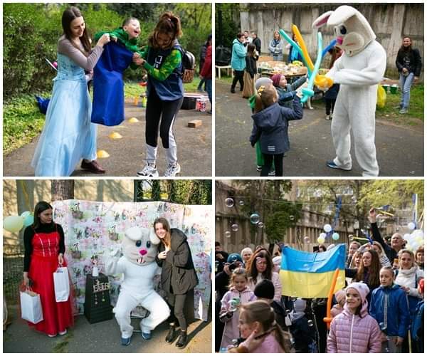 Surprize de Paști pentru copiii ucraineni refugiați la Timișoara 