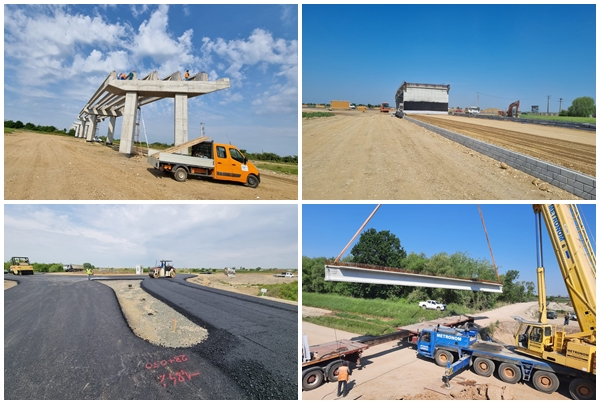 Lucrările la centura de sud a Timișoarei au trecut de 50%. Constructorul mai are 7 luni să le finalizeze