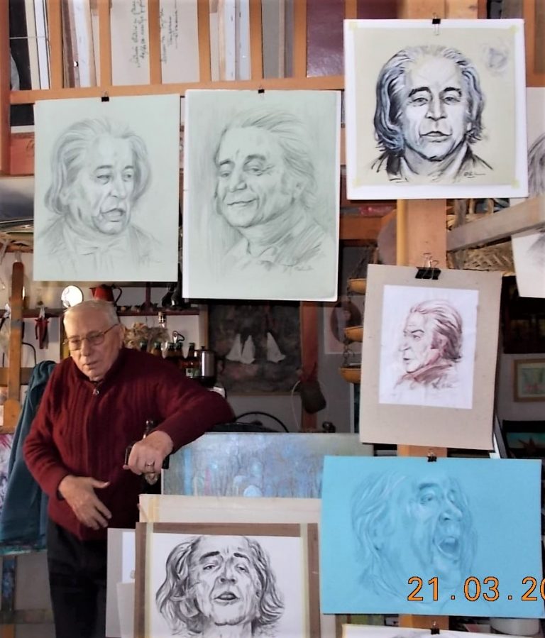 „Precum un tenisman la serviciu, pot să realizez un as sau să trimit mingea în fileu” Interviu cu scenograful și pictorul Dumitru Popescu