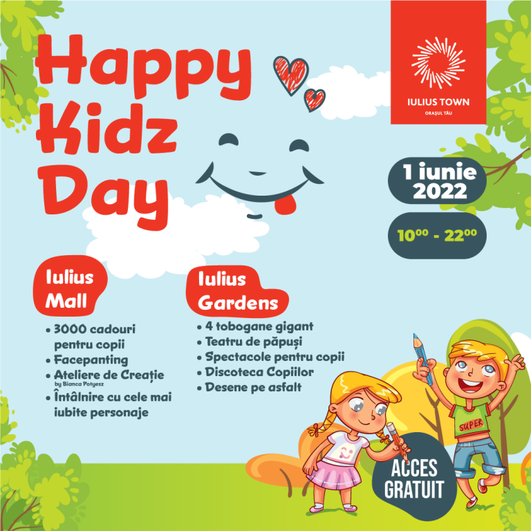 Surprize pentru copii, la Iulius Town: tobogane uriașe, face painting, întâlniri cu Mickey și Minnie, ateliere de creație