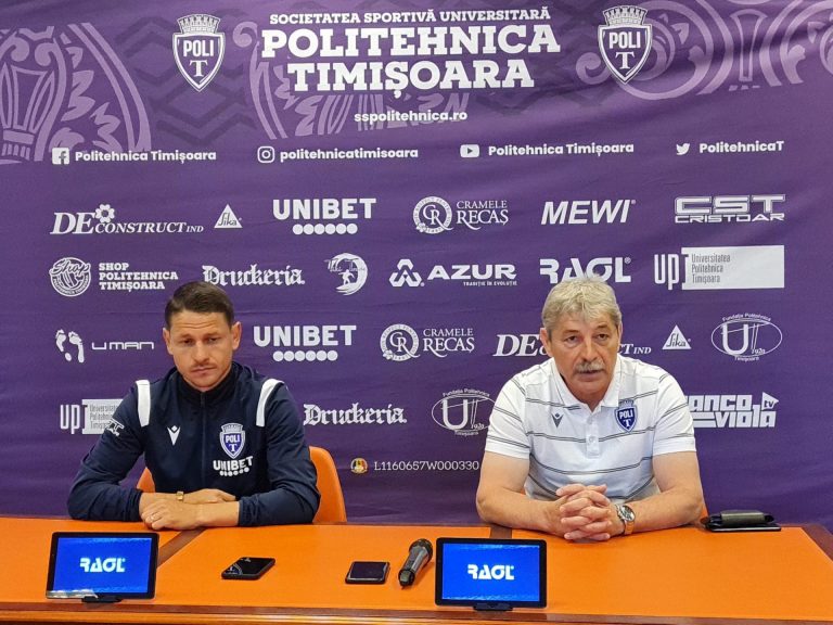 Declaraţii Nicu Croitoru şi Alin Ignea, înainte de meciul Politehnica – FC Braşov