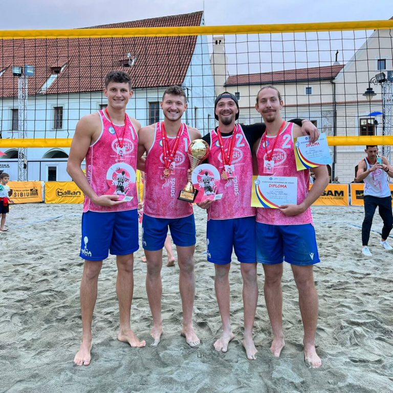 CSU UVT câștigă finala Cupei României la volei pe plajă