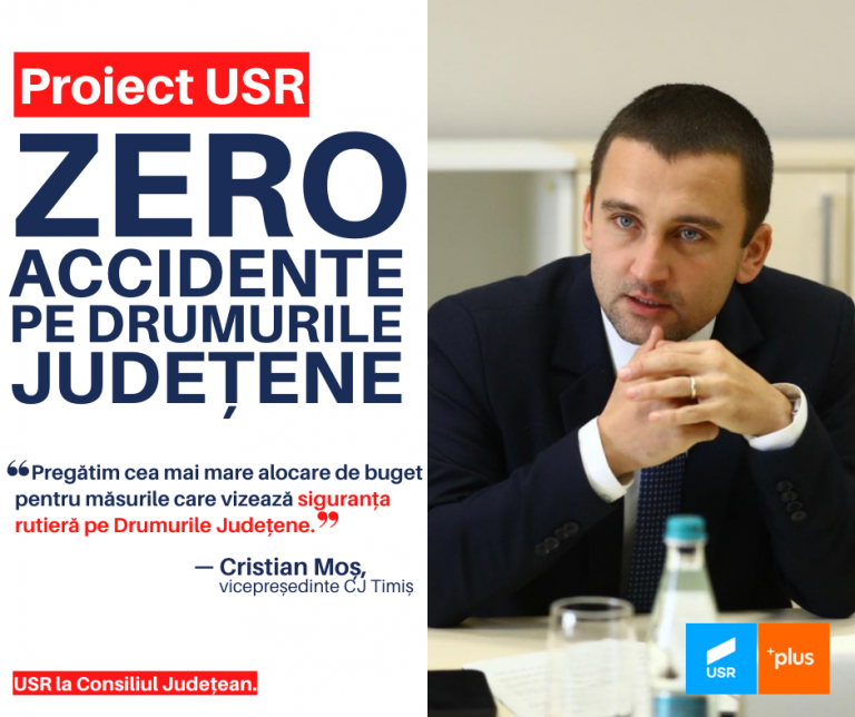 USR Timiș pune în aplicare strategia „Zero accidente mortale pe drumurile din județ!”