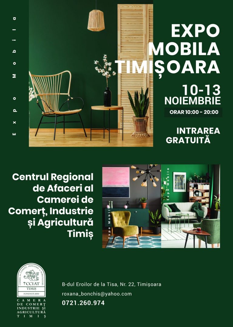 Cea de-a 4-a ediție a EXPO MOBILA TIMIȘOARA își deschide porțile