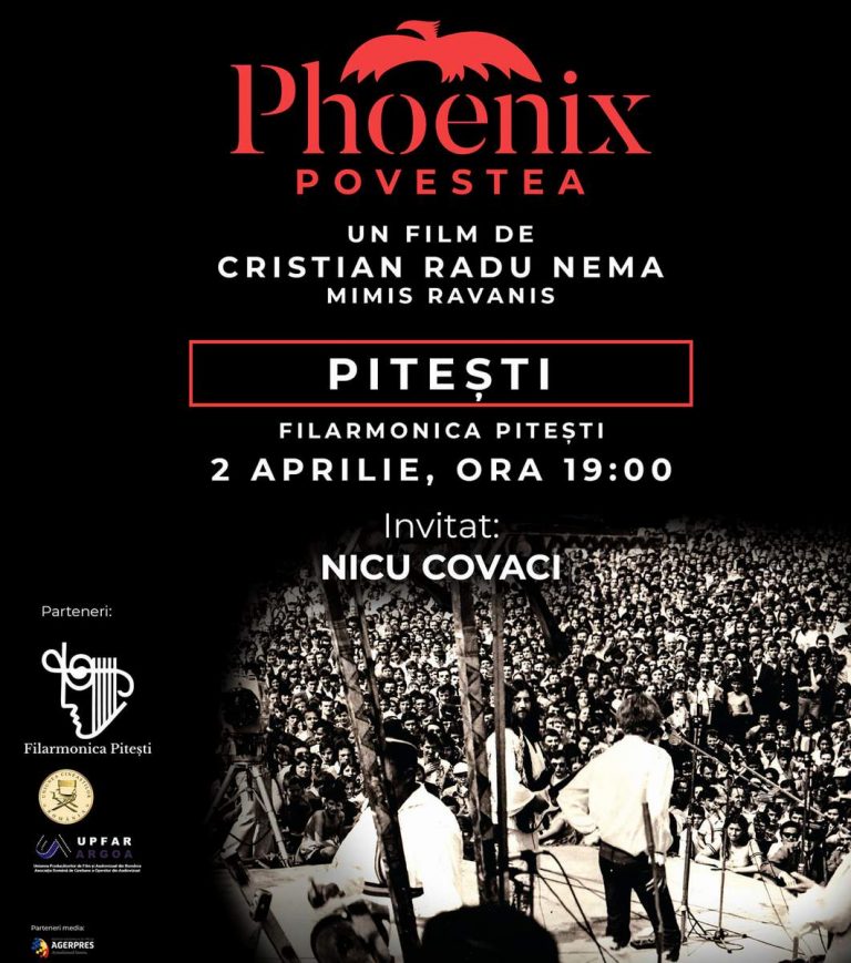 Film despre inegalabilul Nicu Covaci şi Phoenix, la cinema Bucureşti din Piteşti, duminică seară