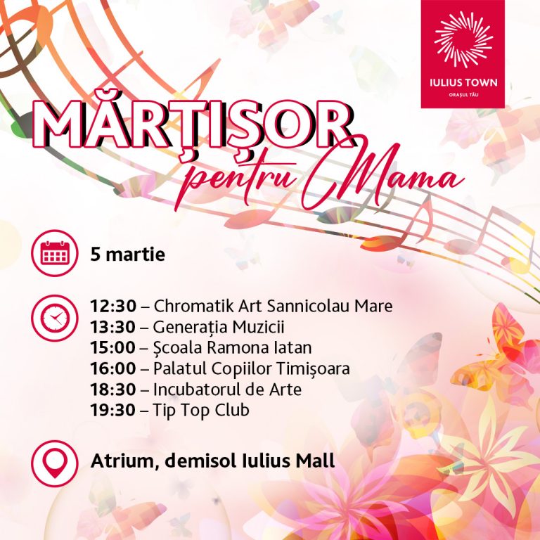 Restart de primăvară, la Iulius Town: petrecere retro, teatru de păpuși, târg de cadouri și invitație la restaurantele ce-ți aduc mapamondul aproape