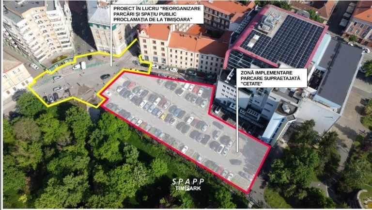 TIMPARK, anunță intenția de achiziționare a serviciilor de proiectare a obiectivului de investiții „Parcare multinivel Cetate”