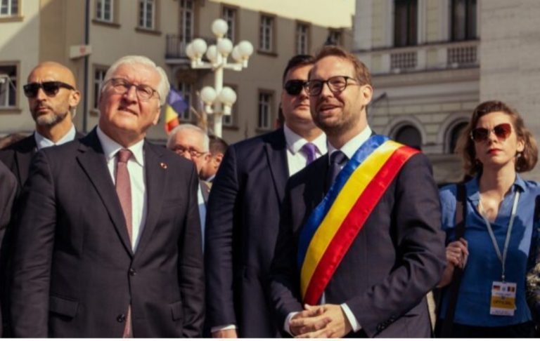 Președintele Germaniei, plăcut surprins de progresele făcute de Timișoara și de alte regiuni ale României | FOTO-VIDEO
