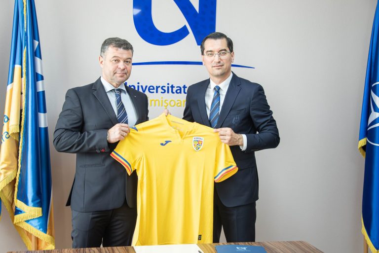 UVT și FRF au stabilit să dezvolte un Centru regional de licențiere UEFA (B și C) și să realizeze programe și proiecte sportive, educaționale și de cercetare în comun