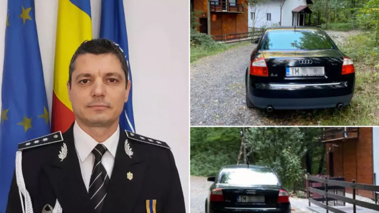 Șeful IPJ Timiș, pe cale să fie făcut alb ca nufărul de șefii săi din minister. În schimb, cel care l-a reclamat pentru că folosea mașina de serviciu în folos personal a fost suspendat