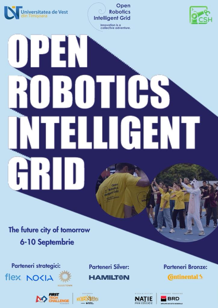 Tabăra de Robotică UVT Open Robotics Intelligent Grid