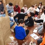 De Ziua Națională a Culturii, elevii din Parța, dar și din Timișoara au vizitat replica sanctuarului neolitic de la Parța.Still069