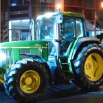 Protest în Timișoara! Fermierii au ocupat o parcare din centru.Still021