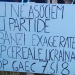 Protest în Timișoara! Fermierii au ocupat o parcare din centru.Still023