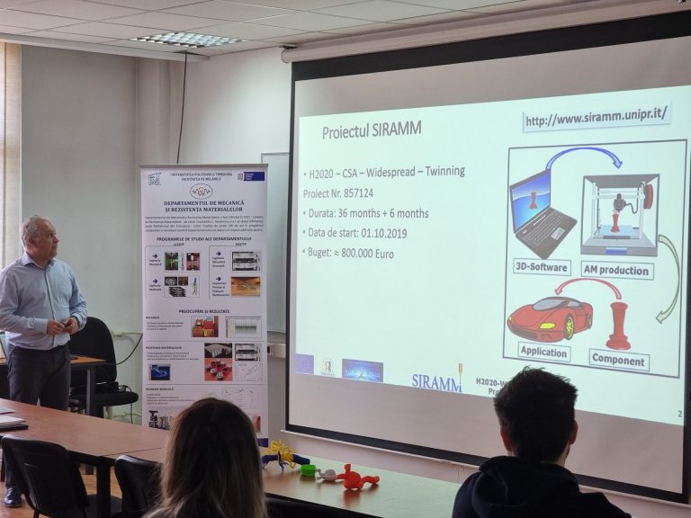Proiectul SIRAMM, coordonat de Universitatea Politehnica Timișoara, o poveste de succes la nivelul UE