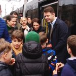 TRAMVAIUL 4 PE BULEVARDUL CETATII 18 FEBRUARIE 2024.Still008