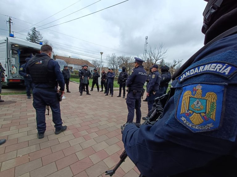 Exercițiu tactic organizat de Inspectoratul de Jandarmi Județean Timiș | FOTO-VIDEO