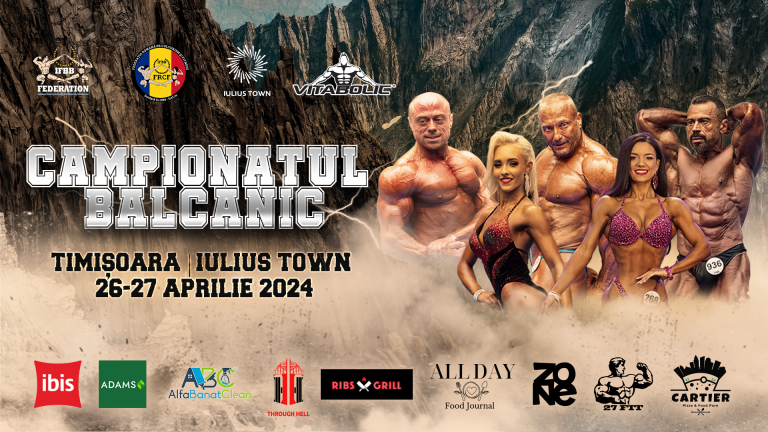 Competiție de bodybuilding în premieră în România, întâlniri cu Iepurașul, premii și distracție, toate la Iulius Town Timișoara