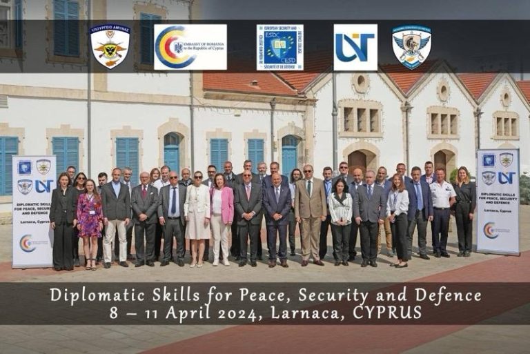 Universitatea de Vest din Timișoara desfășoară cursul „Diplomatic Skills for CSDP”, în parteneriat cu   Cyprus Academy for Security and Defence