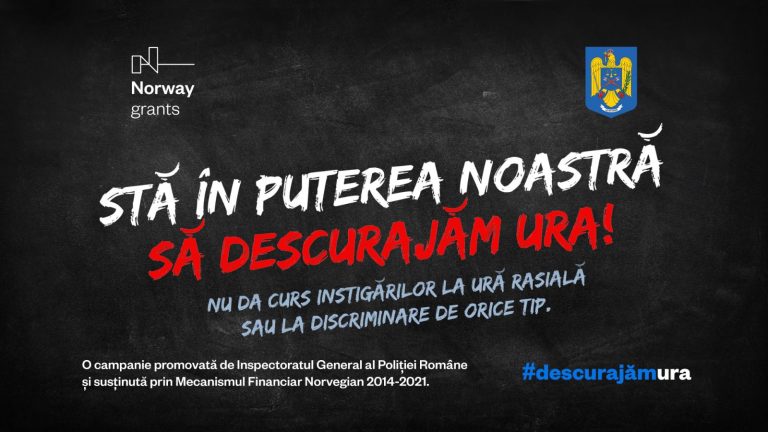 „Stă în puterea noastră să descurajăm ura”, campania socială împotriva discriminării, căreia i s-a alăturat un cunoscut și îndrăgit sociolog