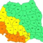 Codurile portocaliu și galben de caniculă sunt valabile miercuri, 14 august.