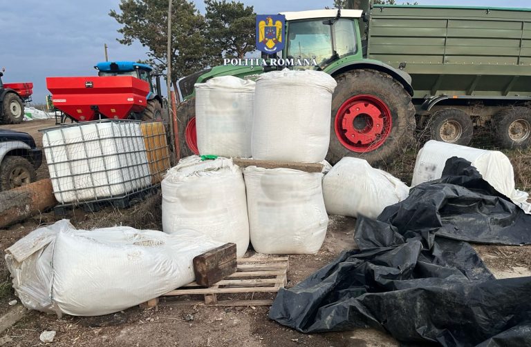 Polițiștii îi trag la răspundere pe fermierii din județ care nu depozitează azotul în condiții potrivite. Ce trebuie să facă fermierii din Timiș?