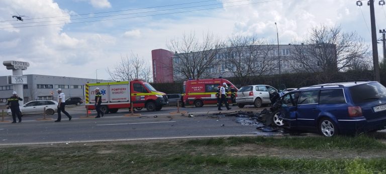 FOTO – VIDEO | Bărbat de 58 de ani, mort în urma accidentului rutier petrecut pe Calea Șagului