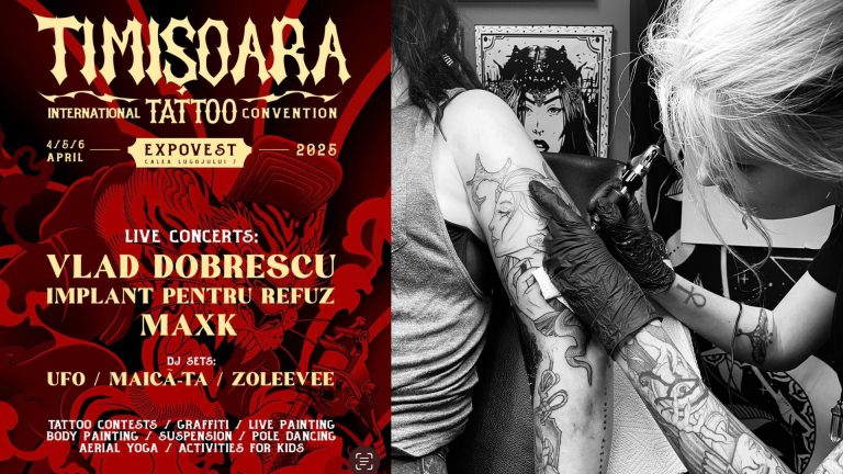 Timișoara International Tattoo Convention începe vineri, 4 aprilie