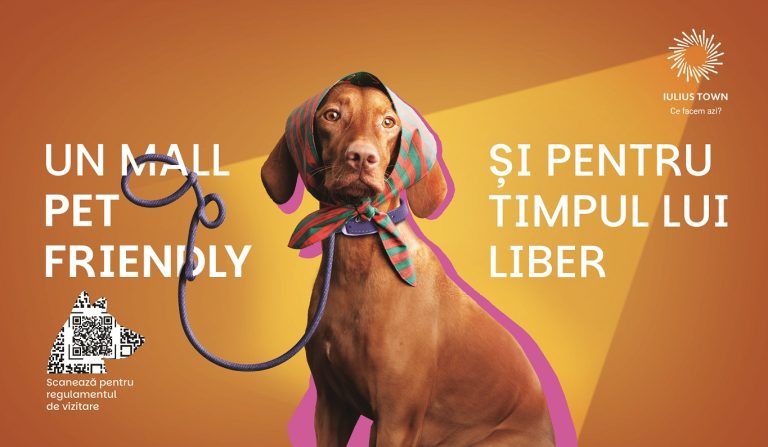 Experiențe pentru întreaga familie, inclusiv pentru căței. Iulius Town a devenit pet friendly