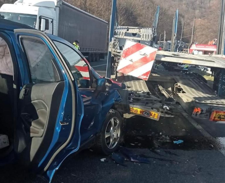 Accident grav pe o șosea din Banat