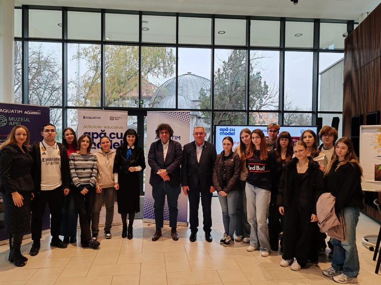 Activitate educativă la Muzeul Apei din Timișoara Aquatim din, în și pentru comunitate!