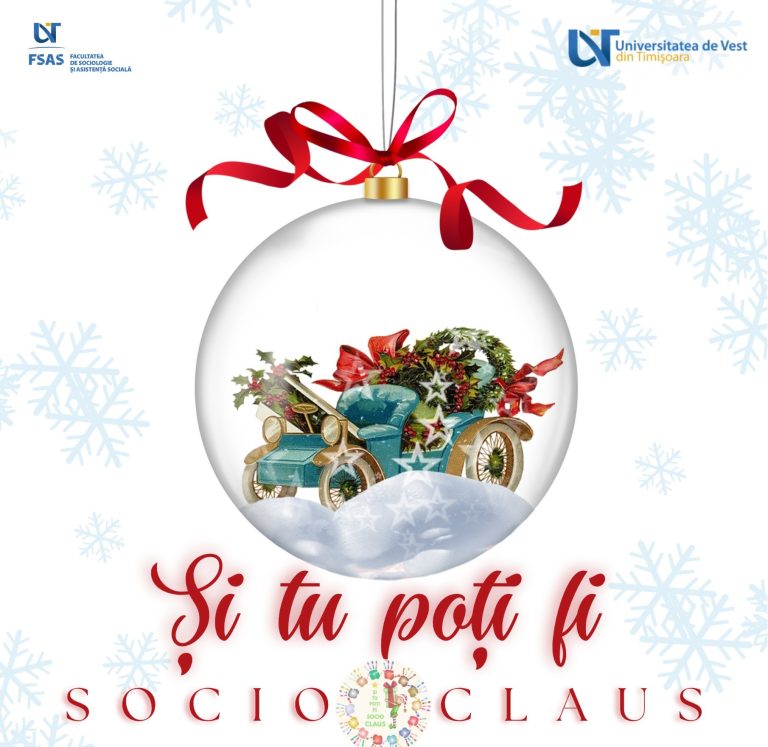 „Și tu poți fi Socio Claus!” – ediția a opta, la UVT