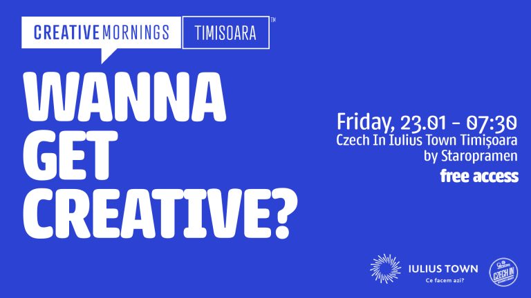 Creative Mornings la Iulius Town: întâlnire pentru comunitatea IT, industriile creative și antreprenorii locali